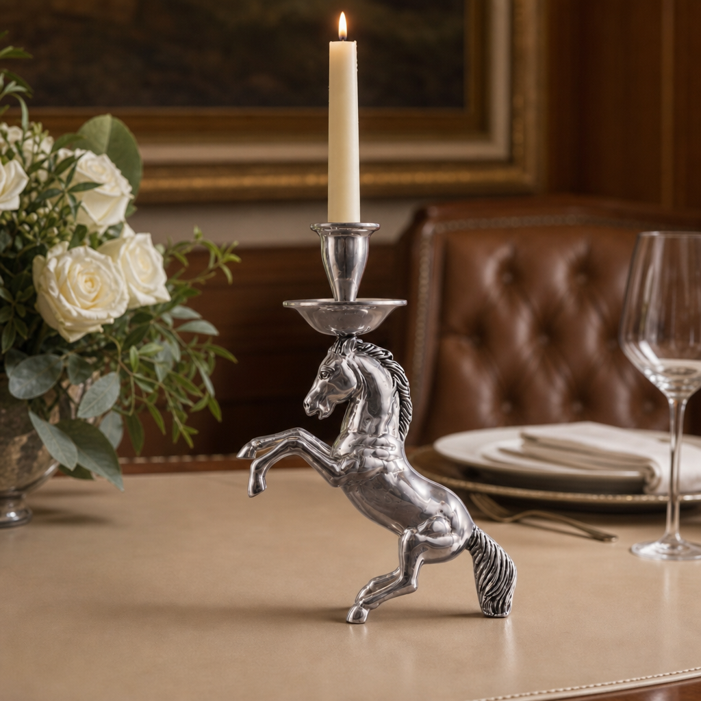 Rearing Horse Candlestick 3