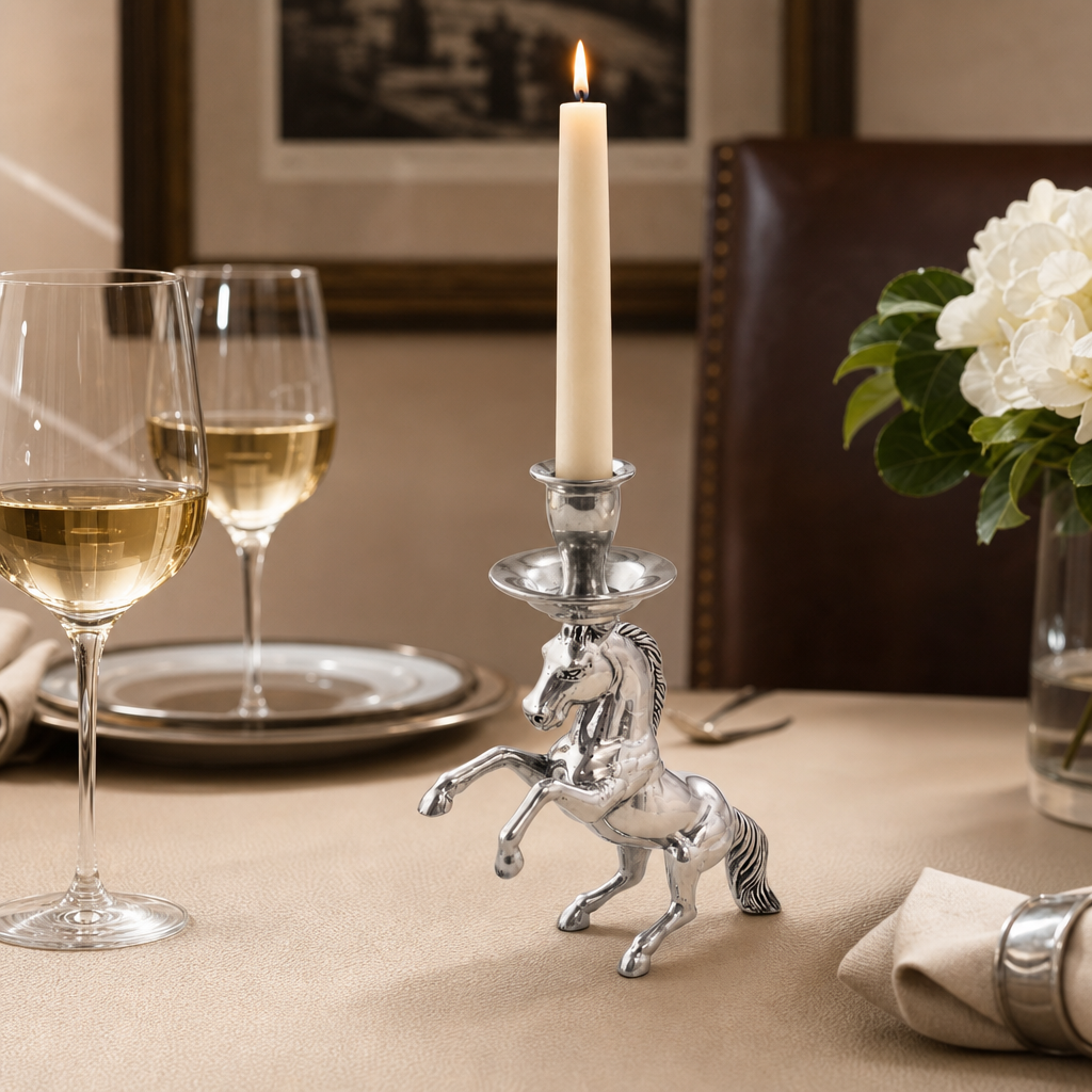 Rearing Horse Candlestick 5