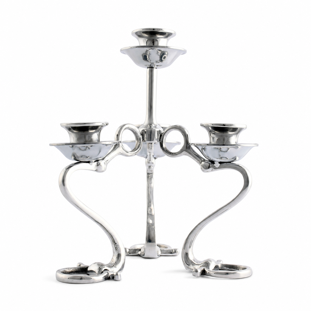Equestrian Bit Four Light Candlestick 1