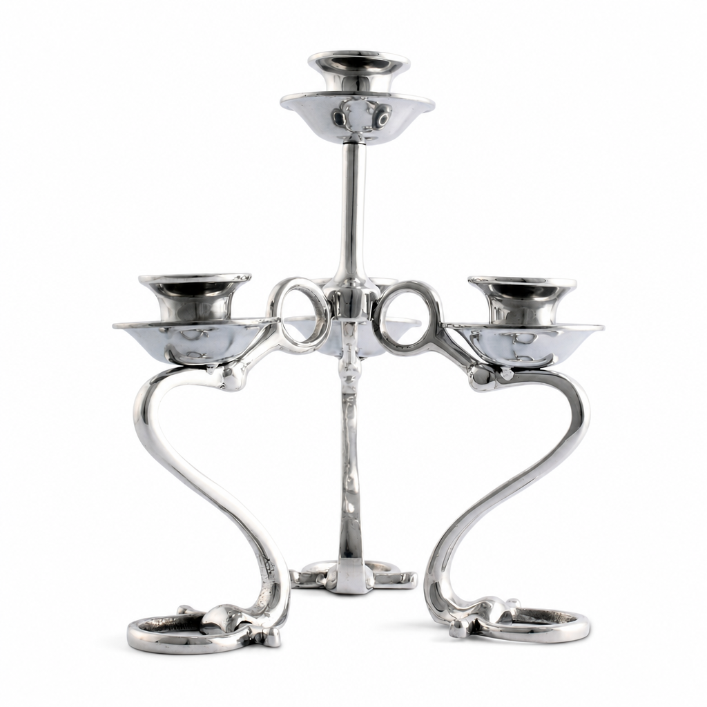 Equestrian Bit Four Light Candlestick 1