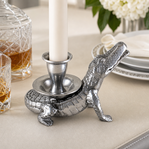 Alligator Taper Candle Holders 3
