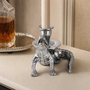 Alligator Taper Candle Holders 5