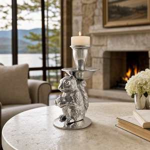 Squirrel candle holders 4