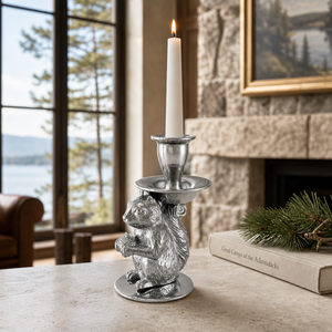 Squirrel candle holders 6