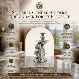 Squirrel candle holders 8
