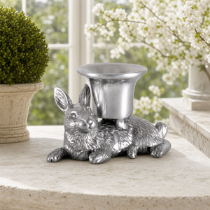 Rabbit candle holders 2
