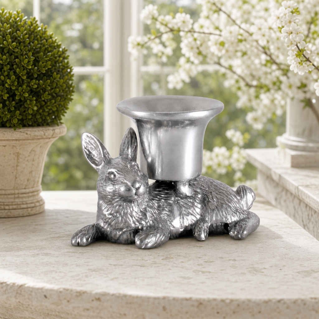 Rabbit candle holders 1