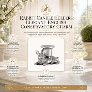 Rabbit candle holders 12
