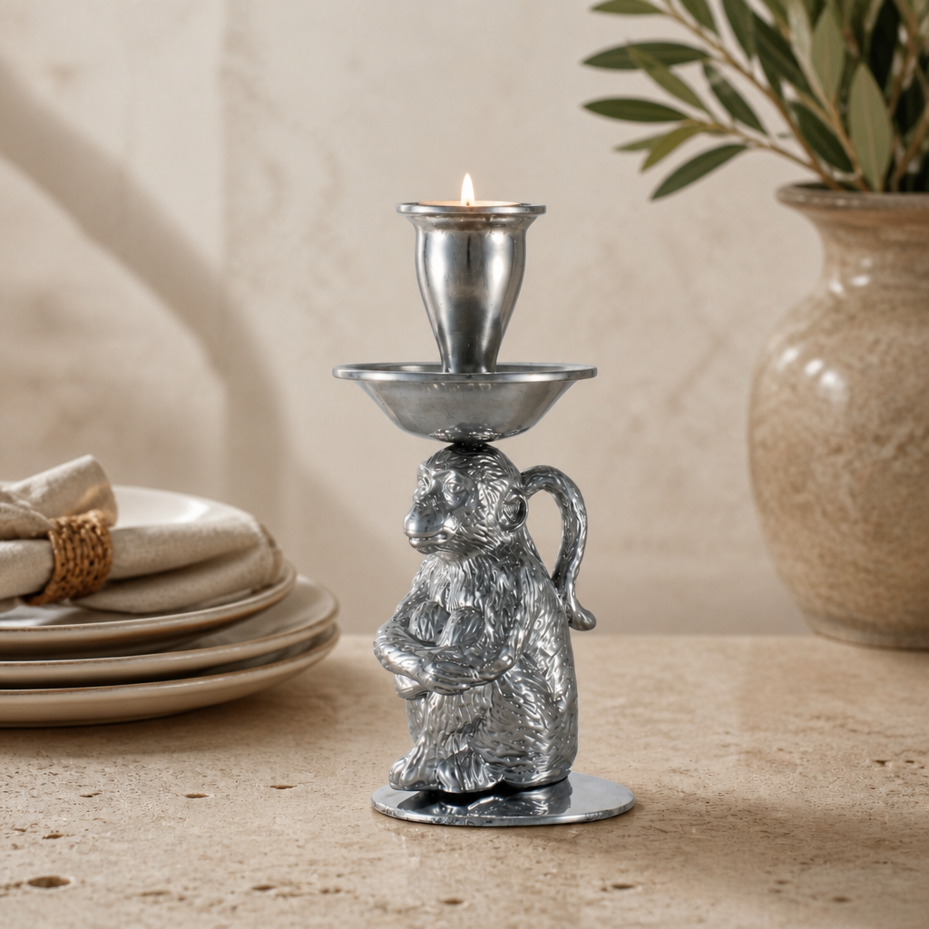 Monkey Candle holders 3