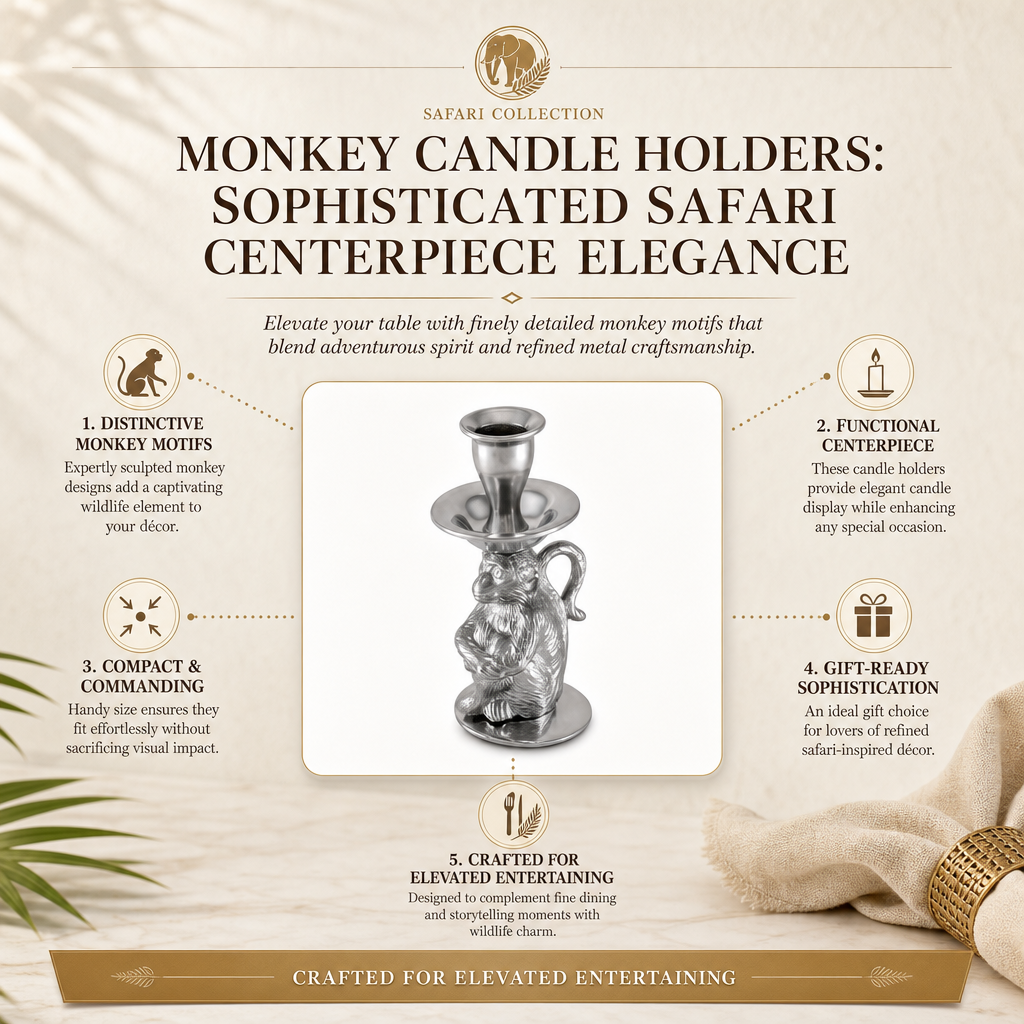 Monkey Candle holders 10