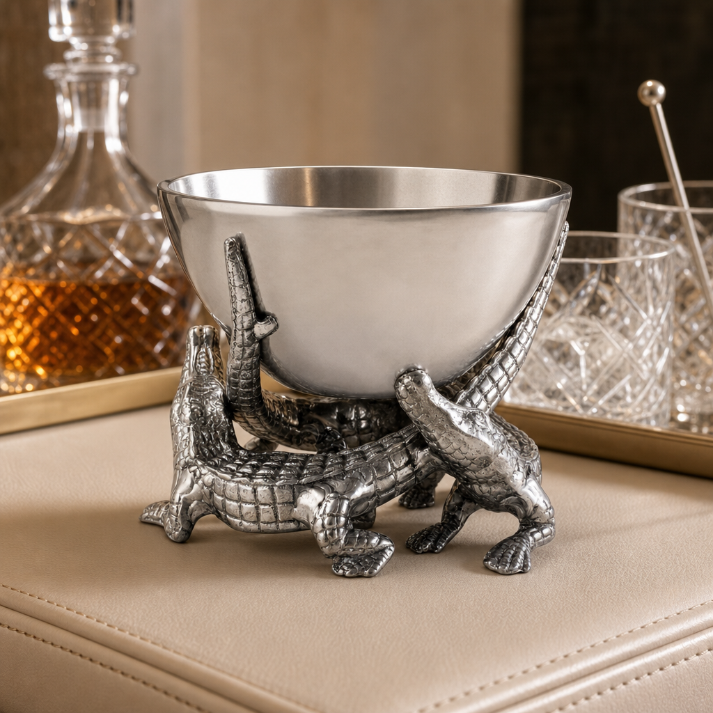 Elevated Alligator Bowl 5.5 inches 2