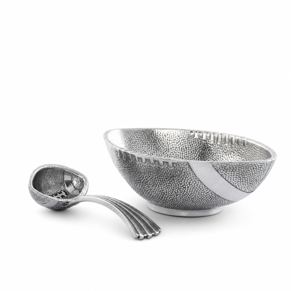 Football Condiment Bowl with Spoon 1