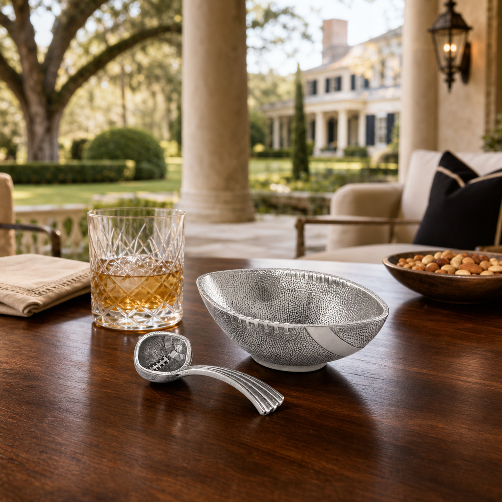 Football Condiment Bowl with Spoon 4