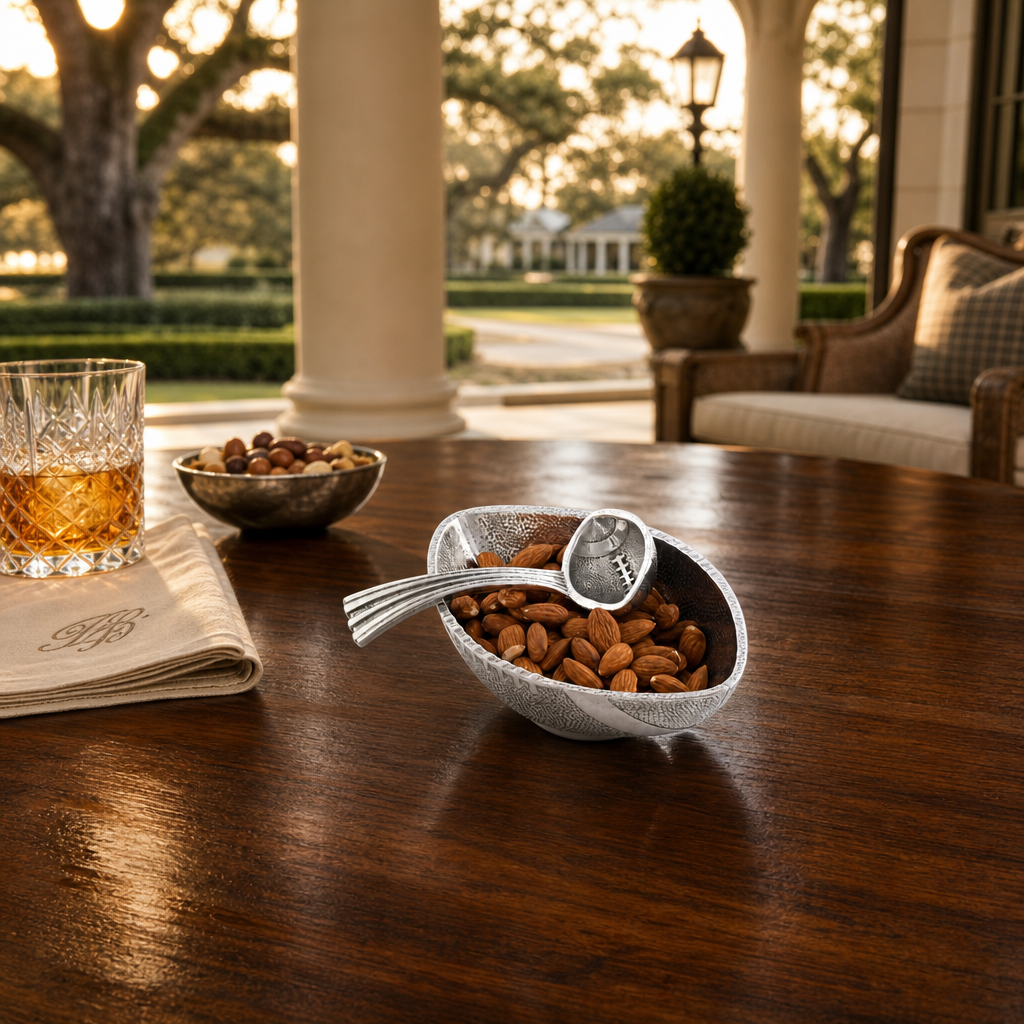 Football Condiment Bowl with Spoon 5