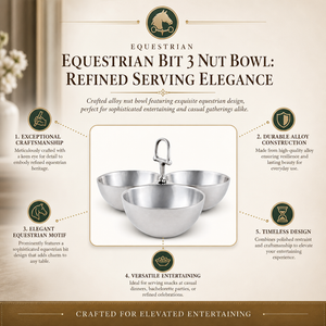 Equestrian Bit 3 Nut Bowl 12