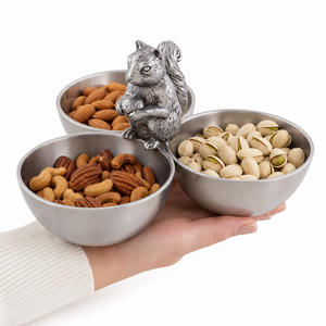 Squirrel 3 Nut Bowl 10