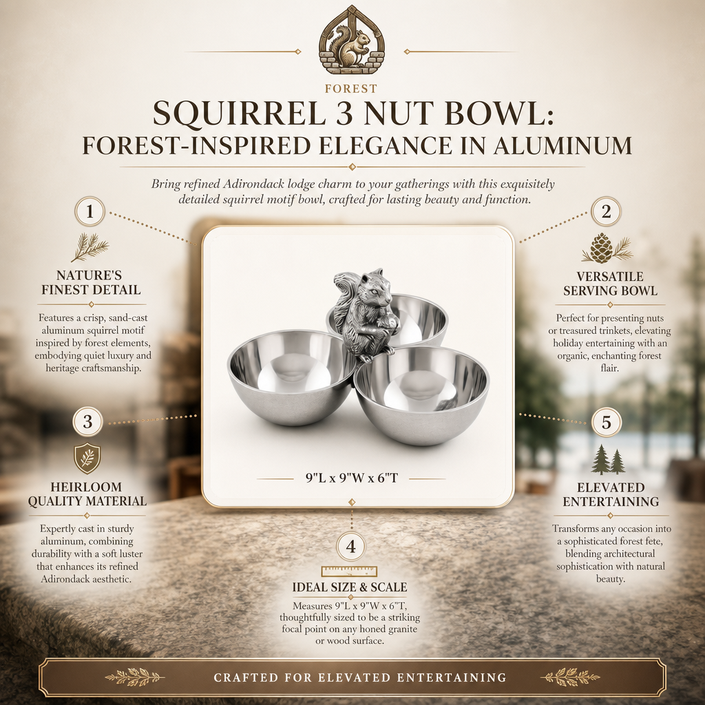 Squirrel 3 Nut Bowl 11