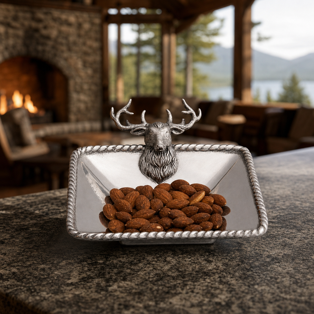 Elk Head Nut Bowl 2