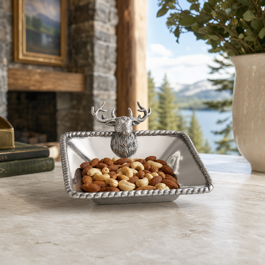 Elk Head Nut Bowl 7