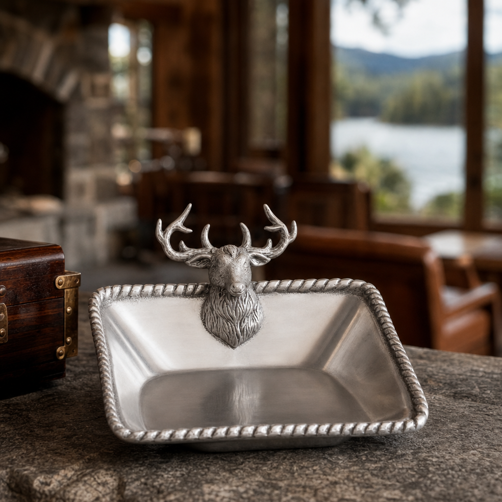 Elk Head Nut Bowl 3