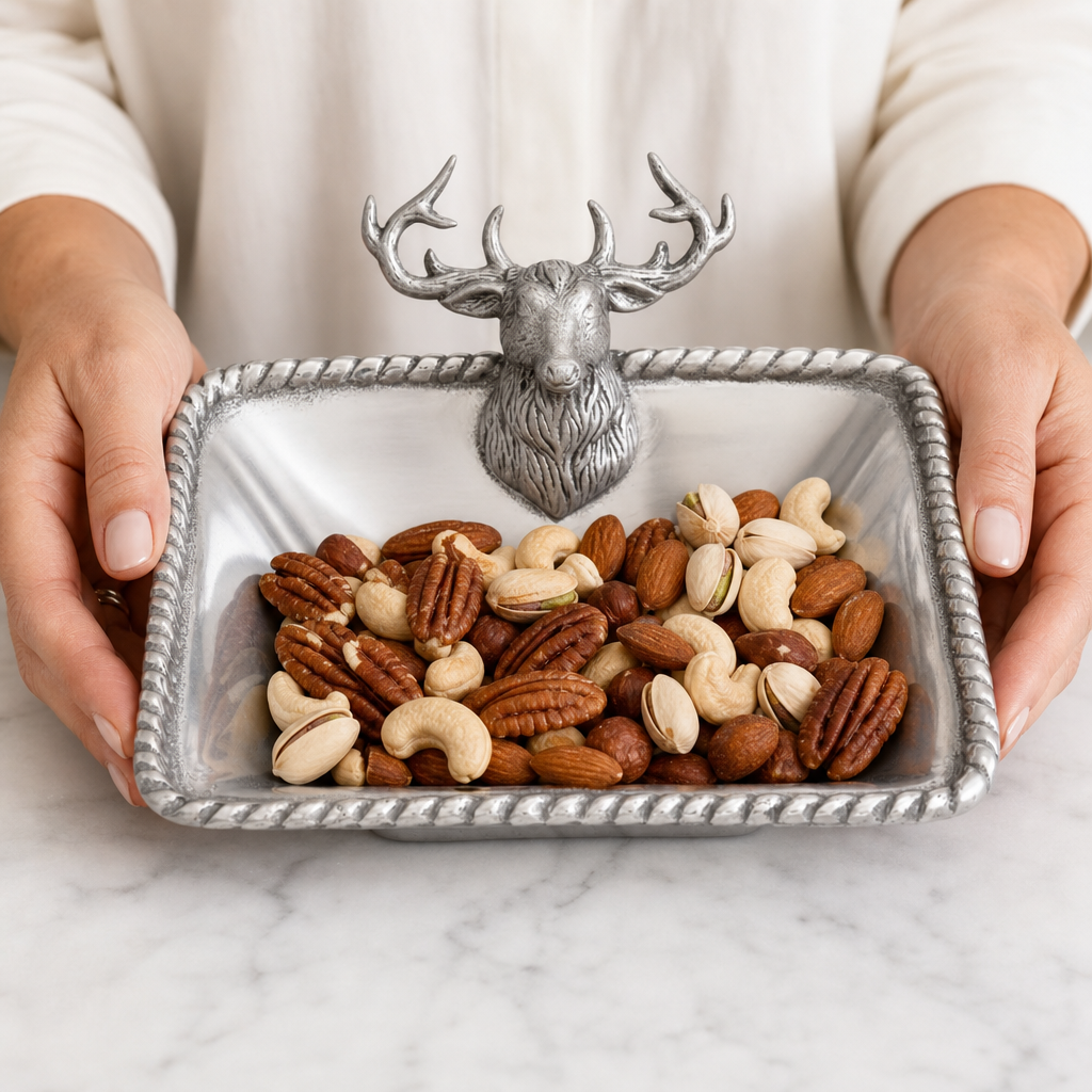 Elk Head Nut Bowl 8