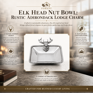 Elk Head Nut Bowl 11