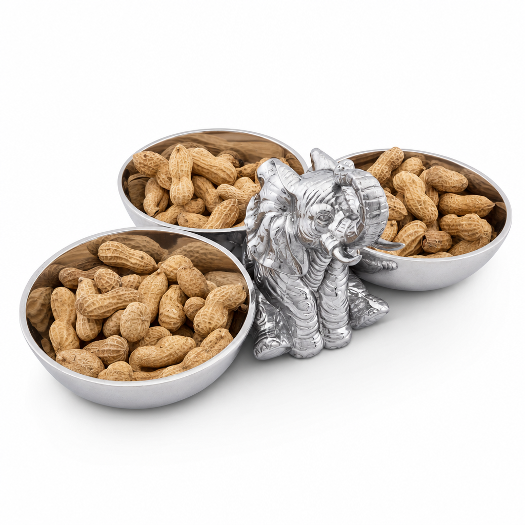 Elephant Three-Bowl Server 1