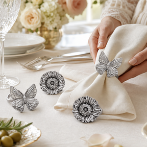 Butterfly and Flower Napkin Rings 5