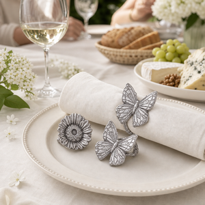 Butterfly and Flower Napkin Rings 6