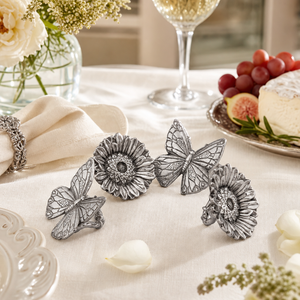 Butterfly and Flower Napkin Rings 12