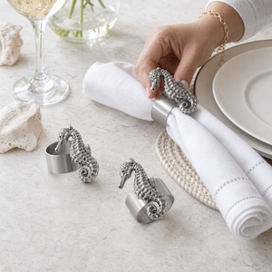 Sea Horse Napkin Rings - set of 4 4