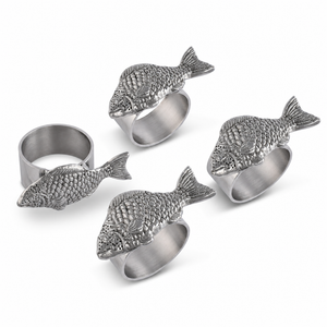 Fish Napkin Rings - set of 4 1