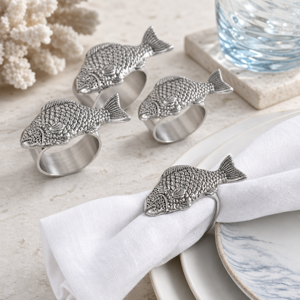 Fish Napkin Rings - set of 4 6