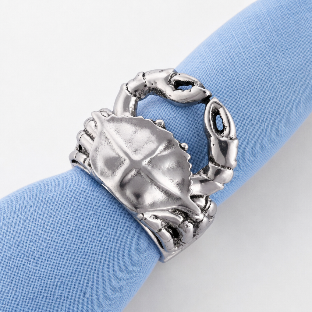 Crab Napkin Rings - set of 4 8