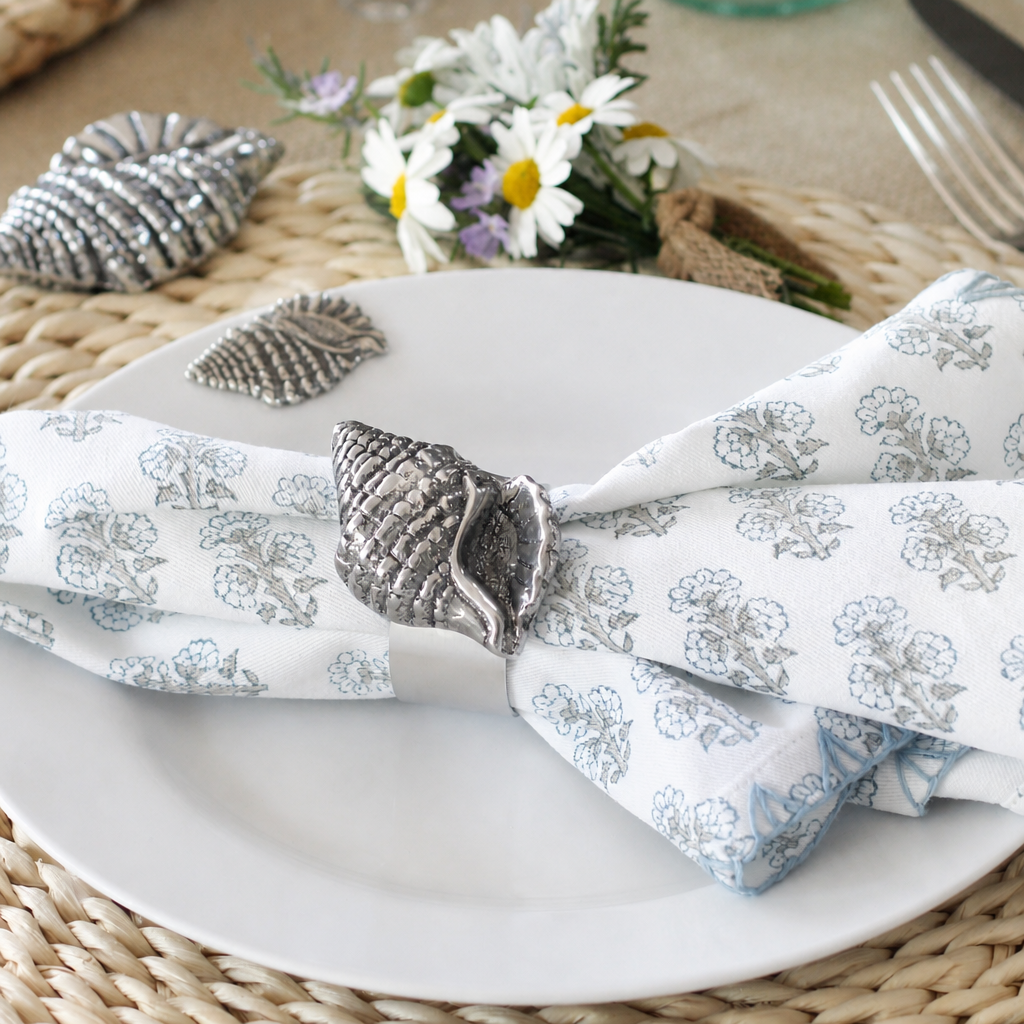 Sea Shell Napkin Rings - set of 4 8