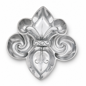 Fleur De Lis Serving Bowl 4 Compartment 8