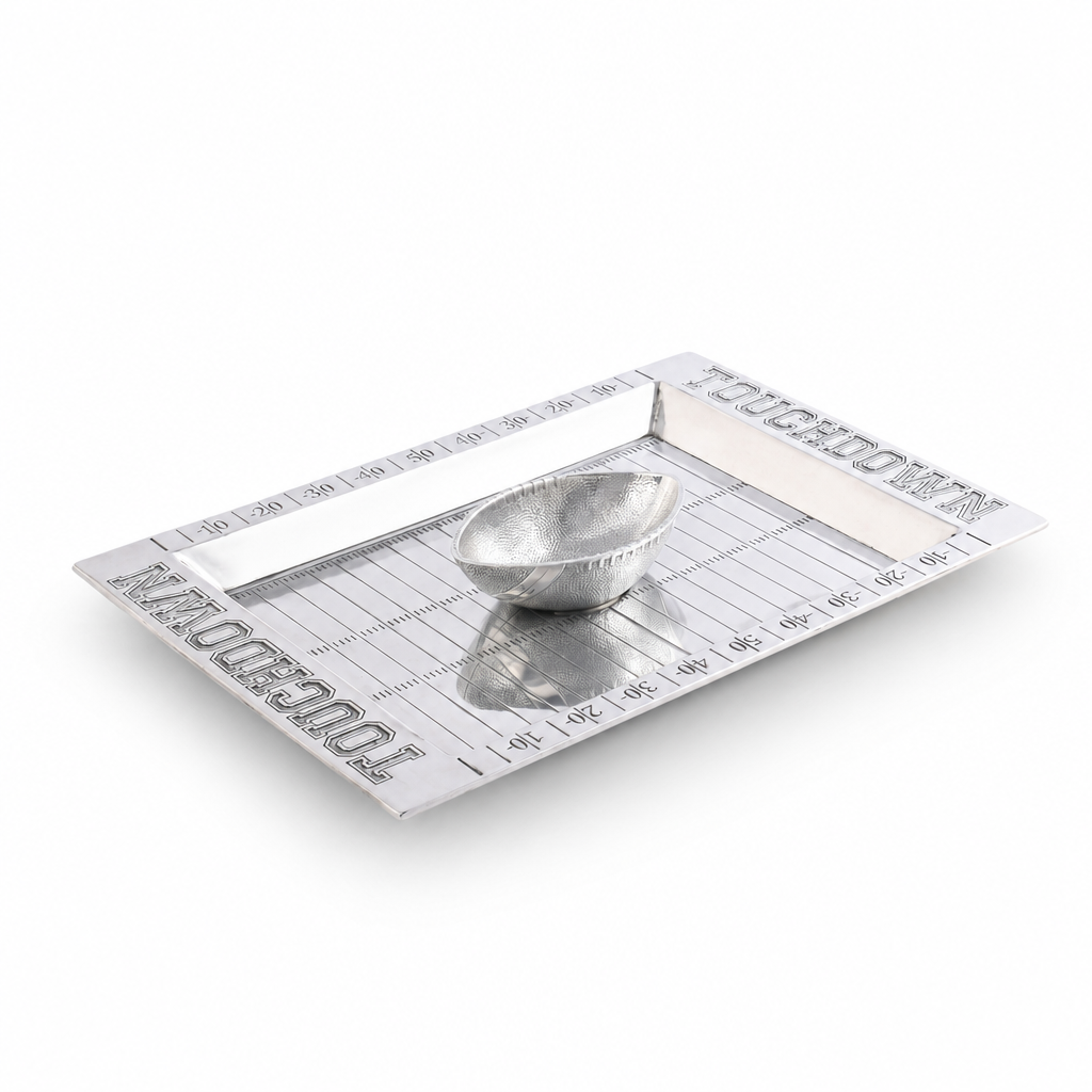 Football Field Chip and Dip Tray and Bowl 1