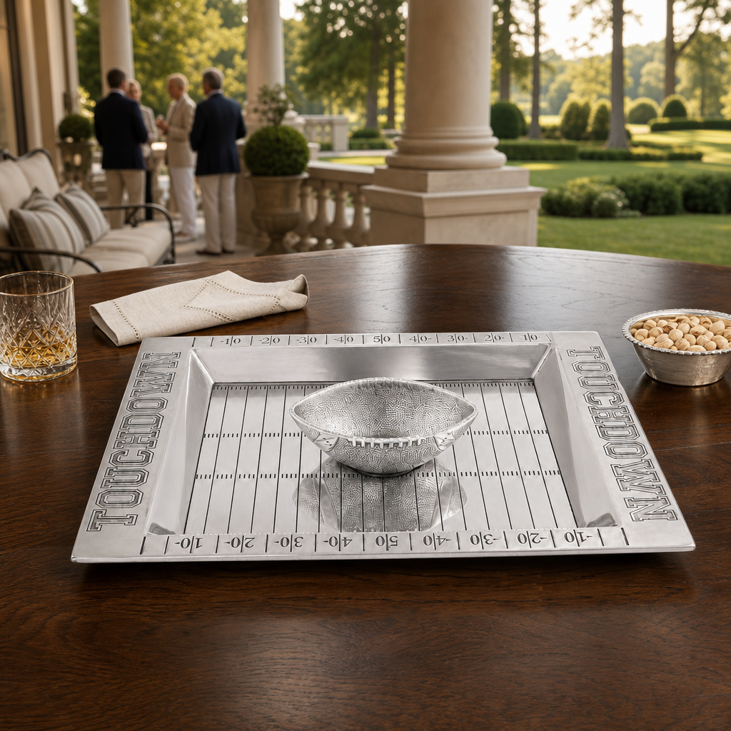 Football Field Chip and Dip Tray and Bowl 7