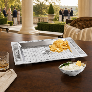 Football Field Chip and Dip Tray and Bowl 8