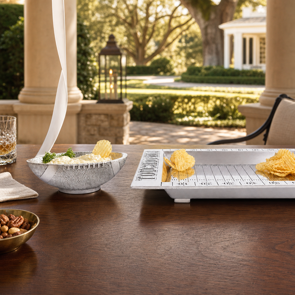 Football Field Chip and Dip Tray and Bowl 5