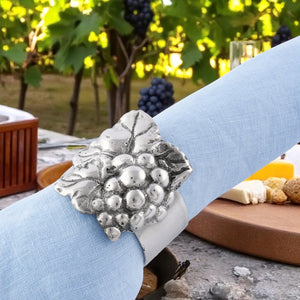 Grape Napkin Rings - set of 4