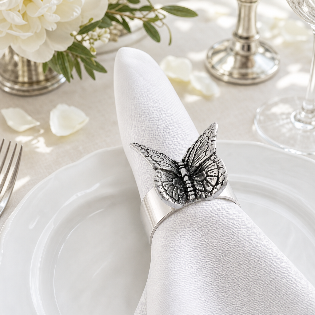 Butterfly Napkin Rings - set of 4 5