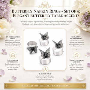 Butterfly Napkin Rings - set of 4 11