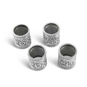 Concho Pattern Napkin Rings Set of 4 15