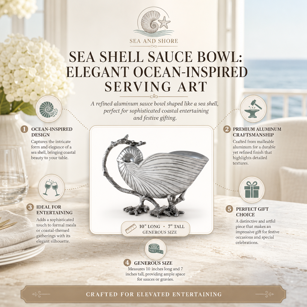 Sea Shell Sauce Bowl 17