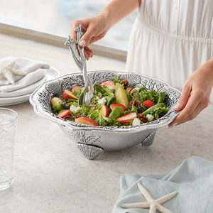 Ocean Kelp and Shells Salad Bowl 4