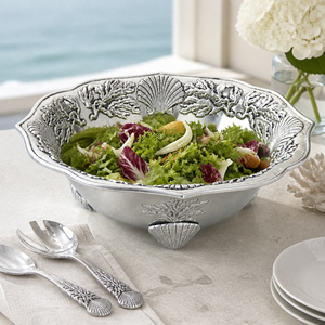 Ocean Kelp and Shells Salad Bowl 5