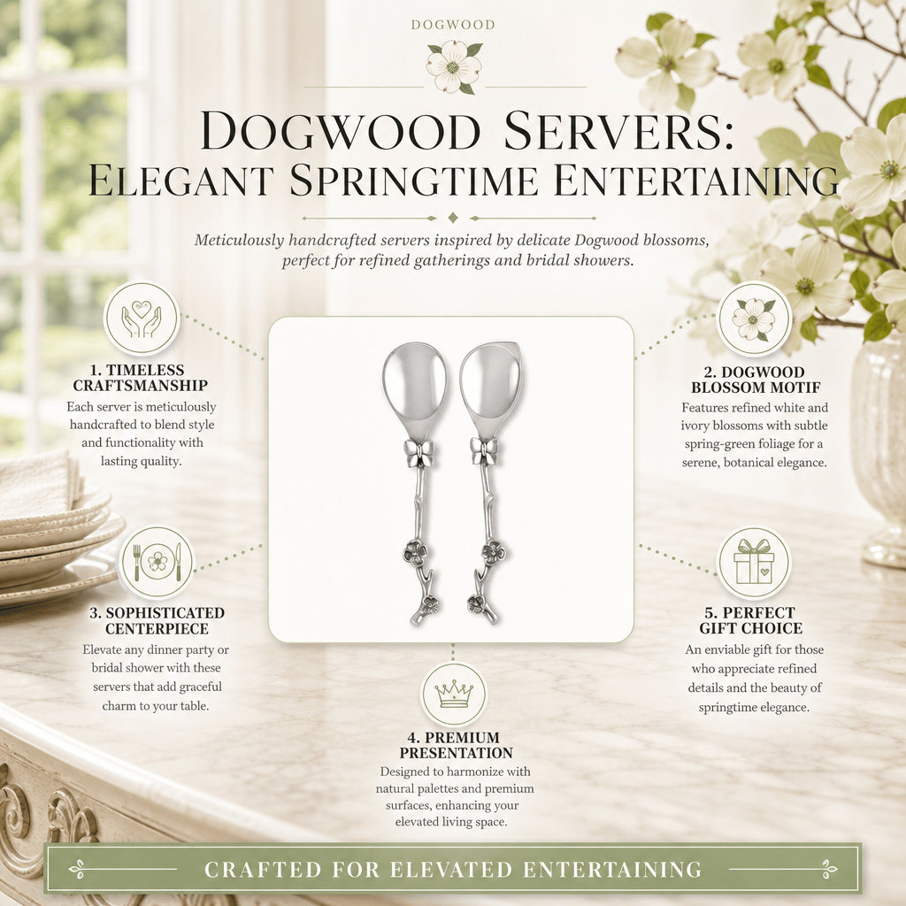 Dogwood Servers: Elegant Springtime Entertaining