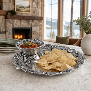 Pine Cone Forest Chip and Dip Tray 4