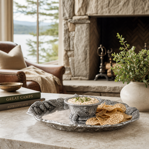 Pine Cone Forest Chip and Dip Tray 5